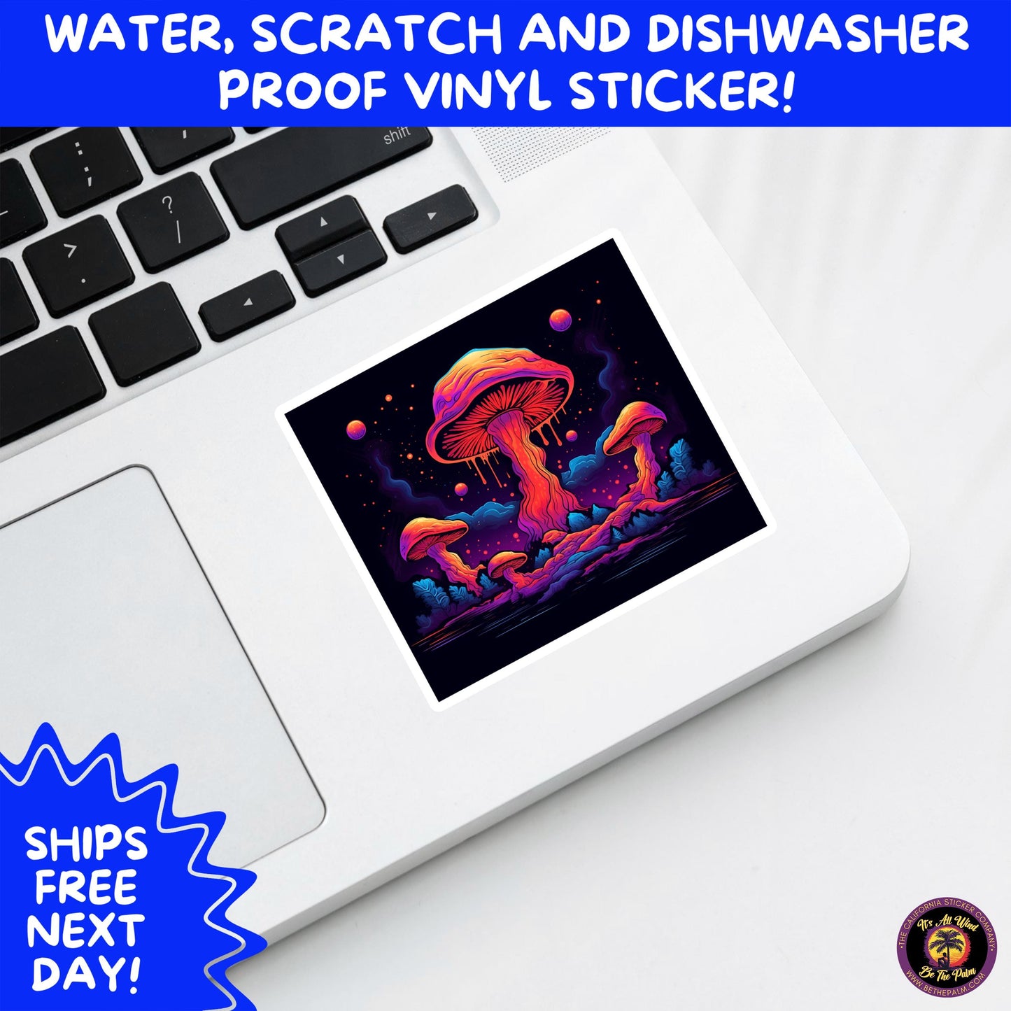 PSYCHEDELIC ART STICKERS | Trippy Groovy Vinyl Decals for Journals, Water Bottles, Laptops, Hippie Aesthetic Stickers for Vibe Lovers