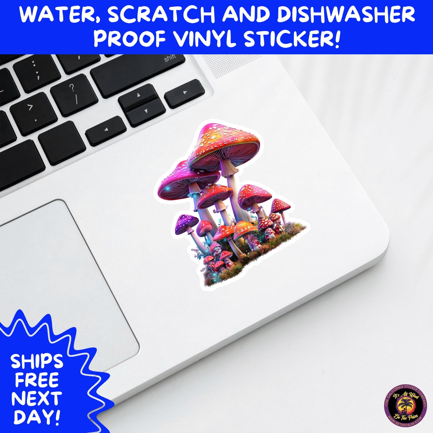 PSYCHEDELIC ART STICKERS | Trippy Groovy Vinyl Decals for Journals, Water Bottles, Laptops, Hippie Aesthetic Stickers for Vibe Lovers