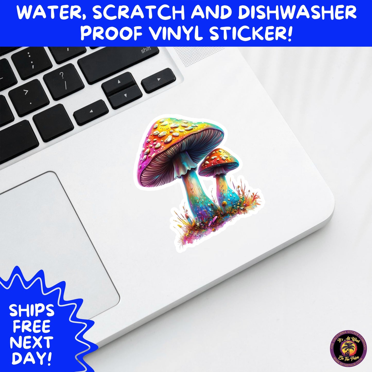 PSYCHEDELIC ART STICKERS | Trippy Groovy Vinyl Decals for Journals, Water Bottles, Laptops, Hippie Aesthetic Stickers for Vibe Lovers