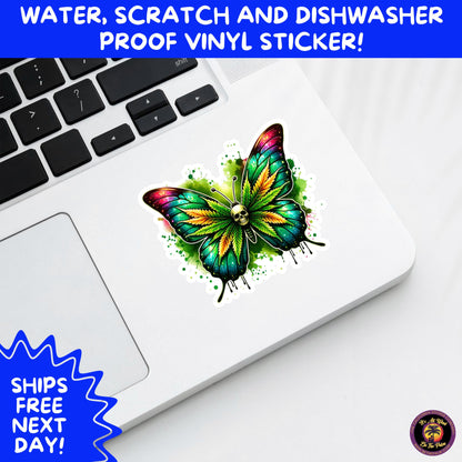 PSYCHEDELIC ART STICKERS | Trippy Groovy Vinyl Decals for Journals, Water Bottles, Laptops, Hippie Aesthetic Stickers for Vibe Lovers