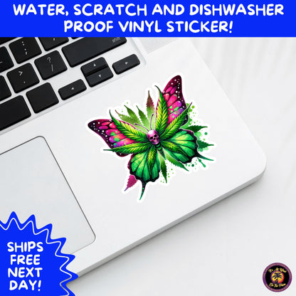 PSYCHEDELIC ART STICKERS | Trippy Groovy Vinyl Decals for Journals, Water Bottles, Laptops, Hippie Aesthetic Stickers for Vibe Lovers