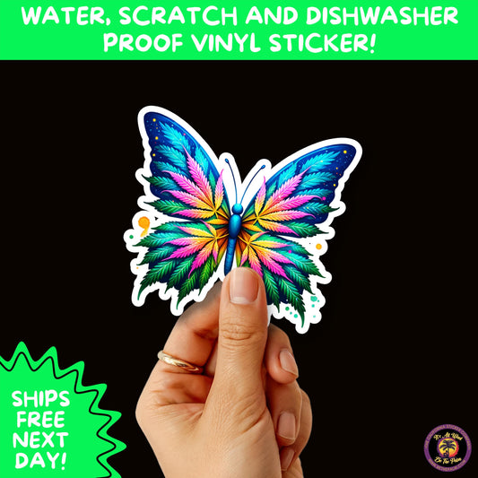 PSYCHEDELIC ART STICKERS | Trippy Groovy Vinyl Decals for Journals, Water Bottles, Laptops, Hippie Aesthetic Stickers for Vibe Lovers