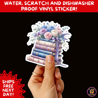 1. SMUT BOOK LOVER | Stickers – Funny Romance Sticker Pack for Readers, Booktok Gifts, Steamy Books, Kindle Accessories, Waterproof Vinyl