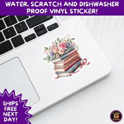 1. SMUT BOOK LOVER | Stickers – Funny Romance Sticker Pack for Readers, Booktok Gifts, Steamy Books, Kindle Accessories, Waterproof Vinyl