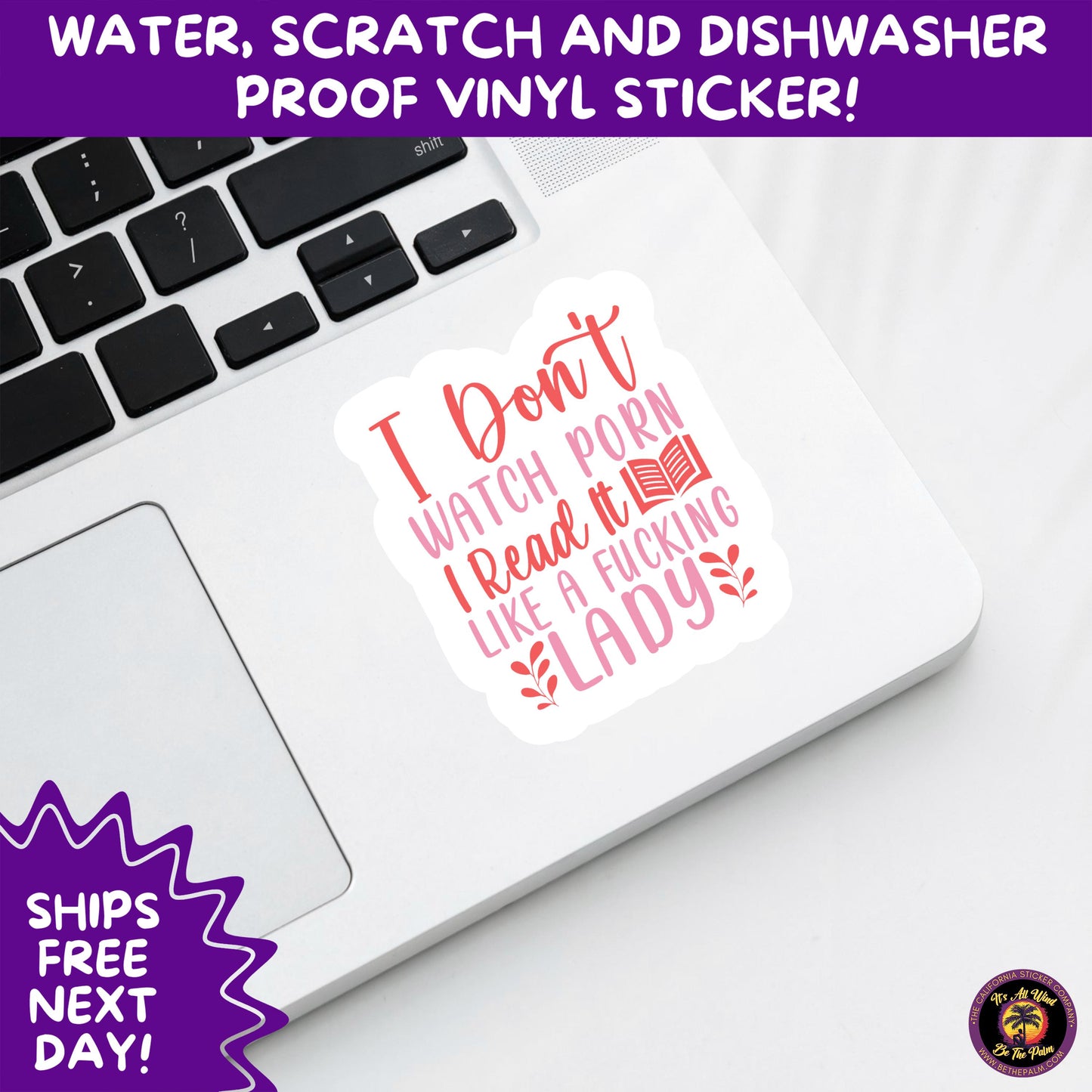 SMUT BOOK LOVER | Stickers – Funny Romance Sticker Pack for Readers, Booktok Gifts, Steamy Books, Kindle Accessories, Waterproof Vinyl