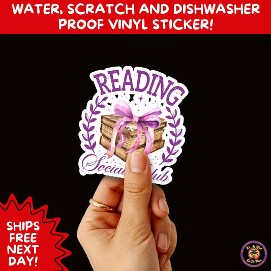 SMUT BOOK LOVER | Stickers – Funny Romance Sticker Pack for Readers, Booktok Gifts, Steamy Books, Kindle Accessories, Waterproof Vinyl