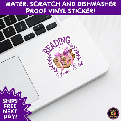 SMUT BOOK LOVER | Stickers – Funny Romance Sticker Pack for Readers, Booktok Gifts, Steamy Books, Kindle Accessories, Waterproof Vinyl