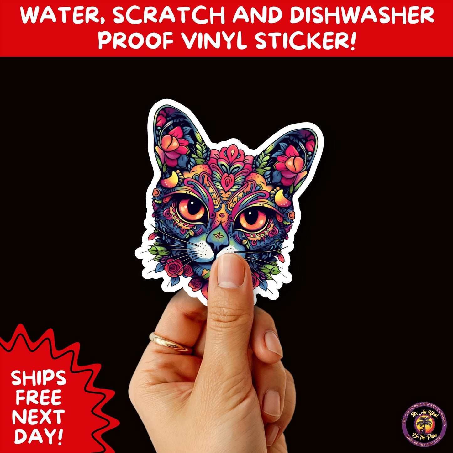 SUGAR SKULL STICKERS Day of the Dead Aesthetic Sticker Pack for Journals Laptops Water Bottles Halloween Decor and Spooky Season Gifts