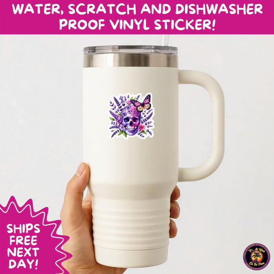 SUGAR SKULL STICKERS Day of the Dead Aesthetic Sticker Pack for Journals Laptops Water Bottles Halloween Decor and Spooky Season Gifts
