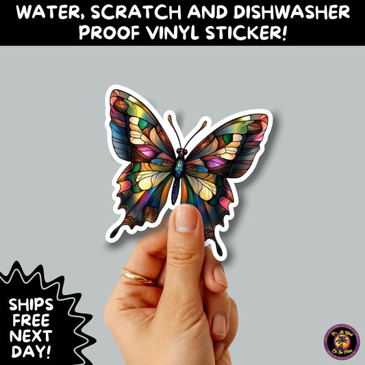 GOTH MOTH STICKERS | Gothic Insect Vinyl Stickers, Dark Aesthetic Stickers for Laptops Journals, Spooky Bug Stickers, Moth Witchy Decor