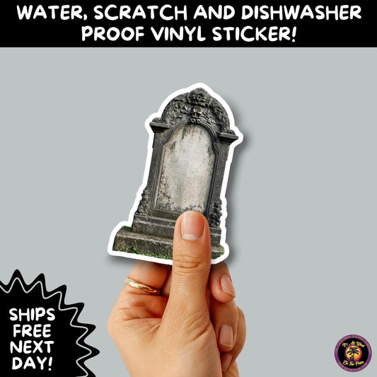 DARK GOTHIC STICKERS  Witchcore, Spooky, Occult, Alternative Vinyl Decals for Journals, Water Bottles, cemetery, headstone, and MacBooks