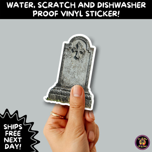 DARK GOTHIC STICKERS  Witchcore, Spooky, Occult, Alternative Vinyl Decals for Journals, Water Bottles, cemetery, headstone, and MacBooks