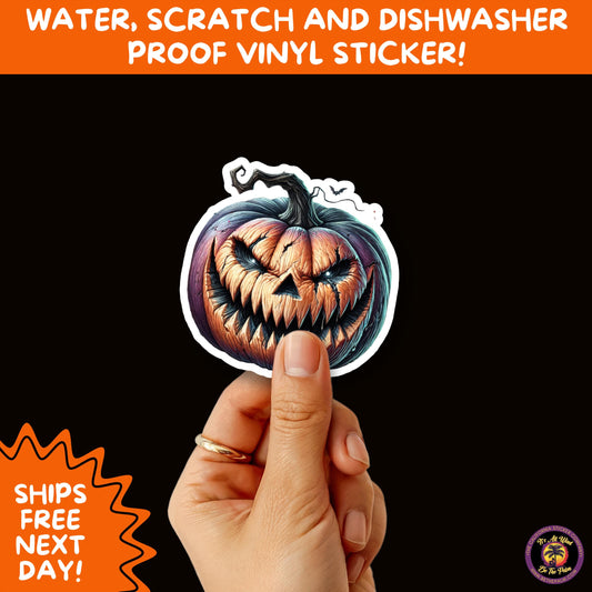 JACK O LANTERN | Aesthetic Halloween Stickers for Planners, Laptops, Water Bottles, and Spooky Autumn Craft Projects