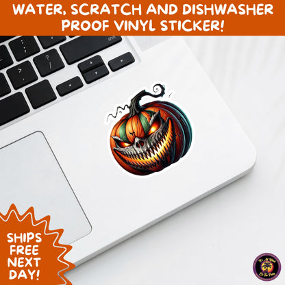 JACK O LANTERN | Aesthetic Halloween Stickers for Planners, Laptops, Water Bottles, and Spooky Autumn Craft Projects