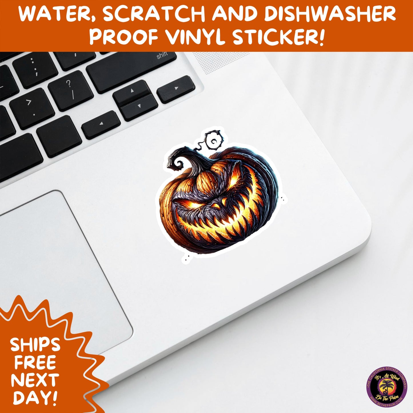 JACK O LANTERN | Aesthetic Halloween Stickers for Planners, Laptops, Water Bottles, and Spooky Autumn Craft Projects