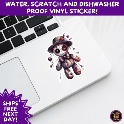 HALLOWEEN VINYL STICKERS | Spooky Ghosts, Witches, Pumpkins, Skulls and Bats – Waterproof Halloween Sticker Pack for All Ages