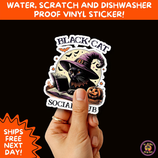 HALLOWEEN VINYL STICKERS | Spooky Ghosts, Witches, Pumpkins, Skulls and Bats – Waterproof Halloween Sticker Pack for All Ages