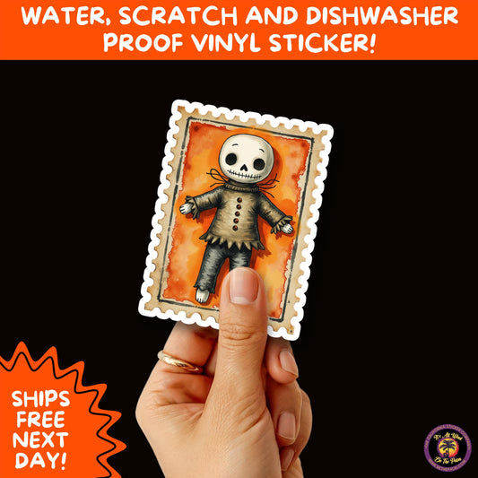 HALLOWEEN VINYL STICKERS | Spooky Ghosts, Witches, Pumpkins, Skulls and Bats – Waterproof Halloween Sticker Pack for All Ages