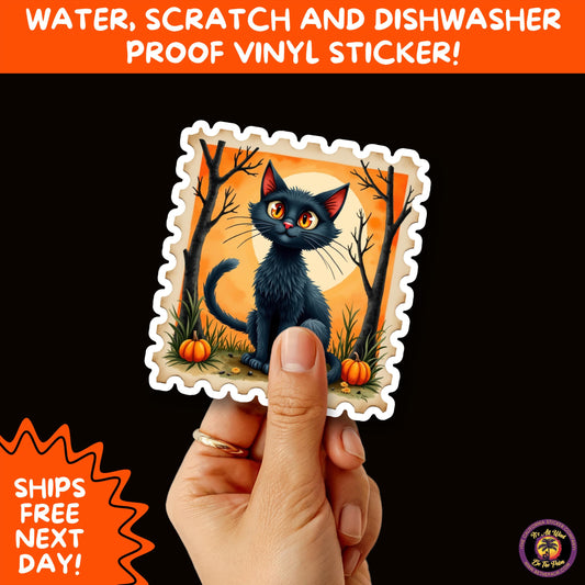 HALLOWEEN VINYL STICKERS | Spooky Ghosts, Witches, Pumpkins, Skulls and Bats – Waterproof Halloween Sticker Pack for All Ages