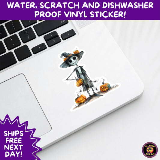 HALLOWEEN VINYL STICKERS | Spooky Ghosts, Witches, Pumpkins, Skulls and Bats – Waterproof Halloween Sticker Pack for All Ages