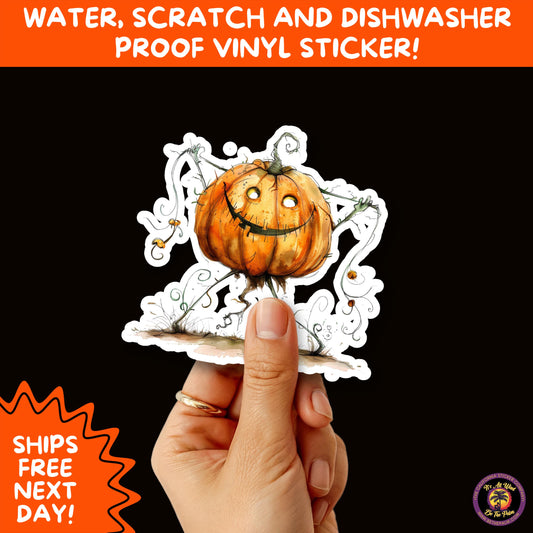 HALLOWEEN VINYL STICKERS | Spooky Ghosts, Witches, Pumpkins, Skulls and Bats – Waterproof Halloween Sticker Pack for All Ages