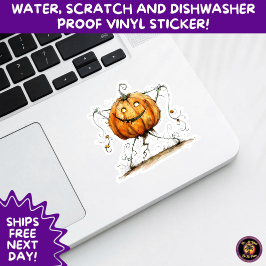 HALLOWEEN VINYL STICKERS | Spooky Ghosts, Witches, Pumpkins, Skulls and Bats – Waterproof Halloween Sticker Pack for All Ages