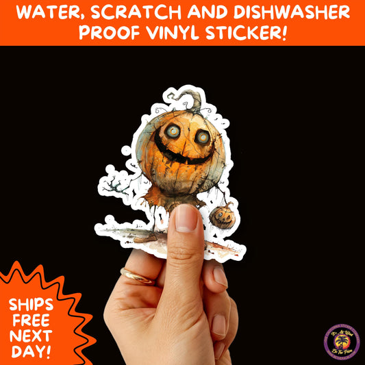 HALLOWEEN VINYL STICKERS | Spooky Ghosts, Witches, Pumpkins, Skulls and Bats – Waterproof Halloween Sticker Pack for All Ages