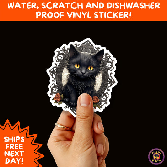 HALLOWEEN VINYL STICKERS | Spooky Ghosts, Witches, Pumpkins, Skulls and Bats – Waterproof Halloween Sticker Pack for All Ages