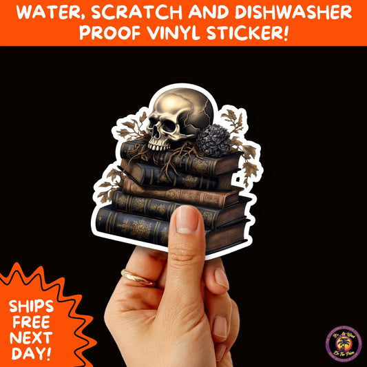 HALLOWEEN VINYL STICKERS | Spooky Ghosts, Witches, Pumpkins, Skulls and Bats – Waterproof Halloween Sticker Pack for All Ages