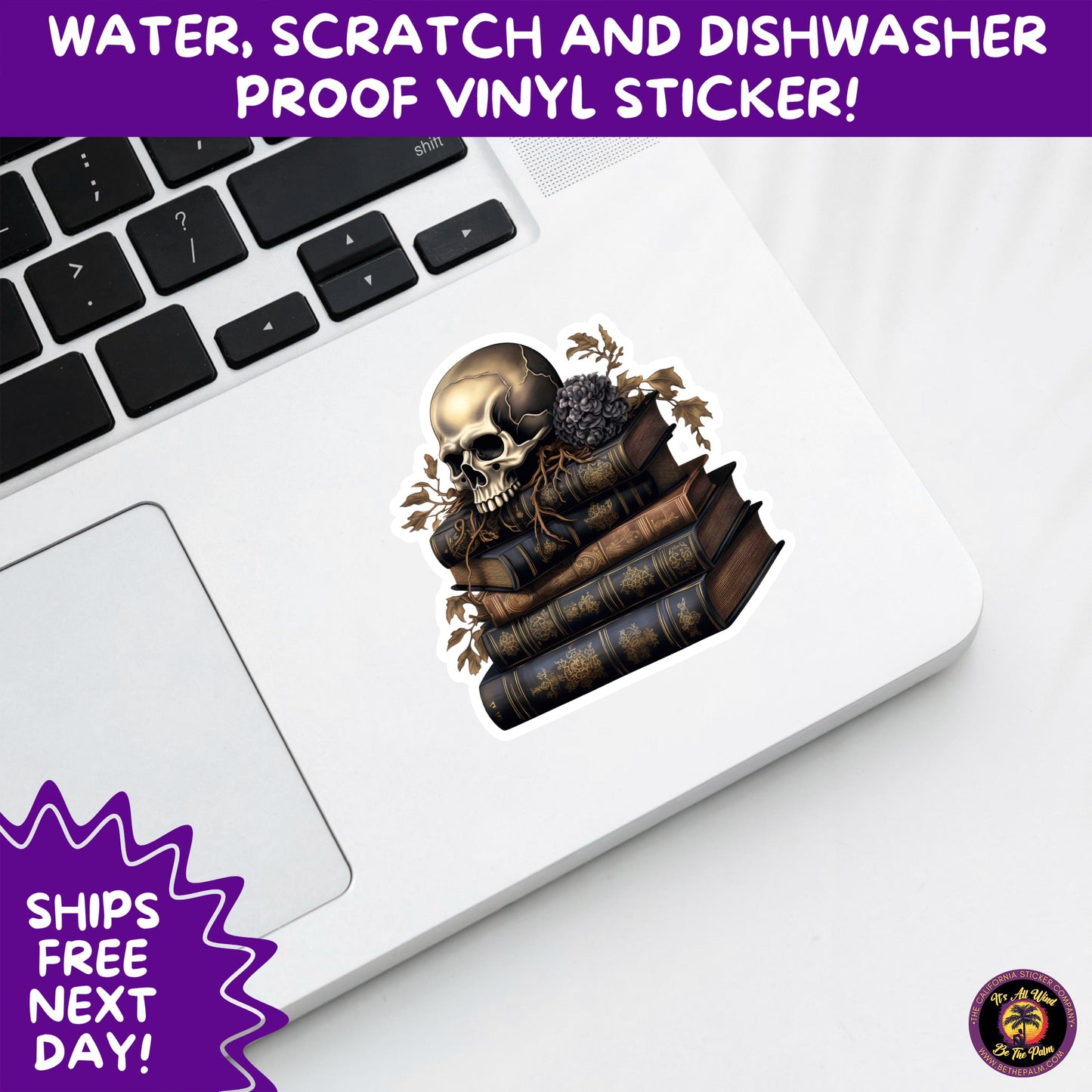 HALLOWEEN VINYL STICKERS | Spooky Ghosts, Witches, Pumpkins, Skulls and Bats – Waterproof Halloween Sticker Pack for All Ages