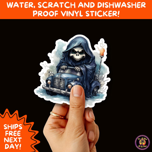HALLOWEEN VINYL STICKERS | Spooky Ghosts, Witches, Pumpkins, Skulls and Bats – Waterproof Halloween Sticker Pack for All Ages