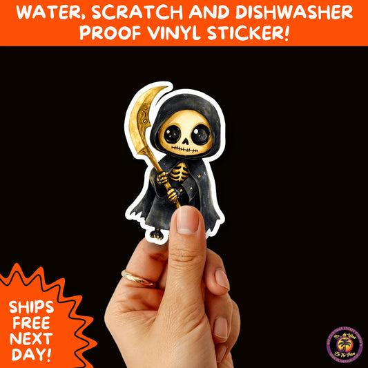 HALLOWEEN VINYL STICKERS | Spooky Ghosts, Witches, Pumpkins, Skulls and Bats – Waterproof Halloween Sticker Pack for All Ages