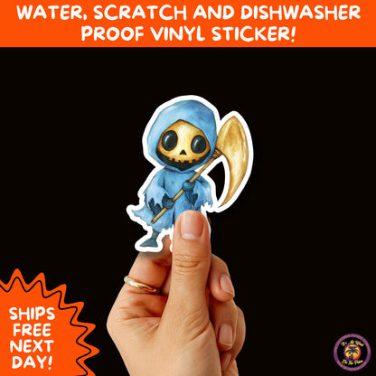 HALLOWEEN VINYL STICKERS | Spooky Ghosts, Witches, Pumpkins, Skulls and Bats – Waterproof Halloween Sticker Pack for All Ages
