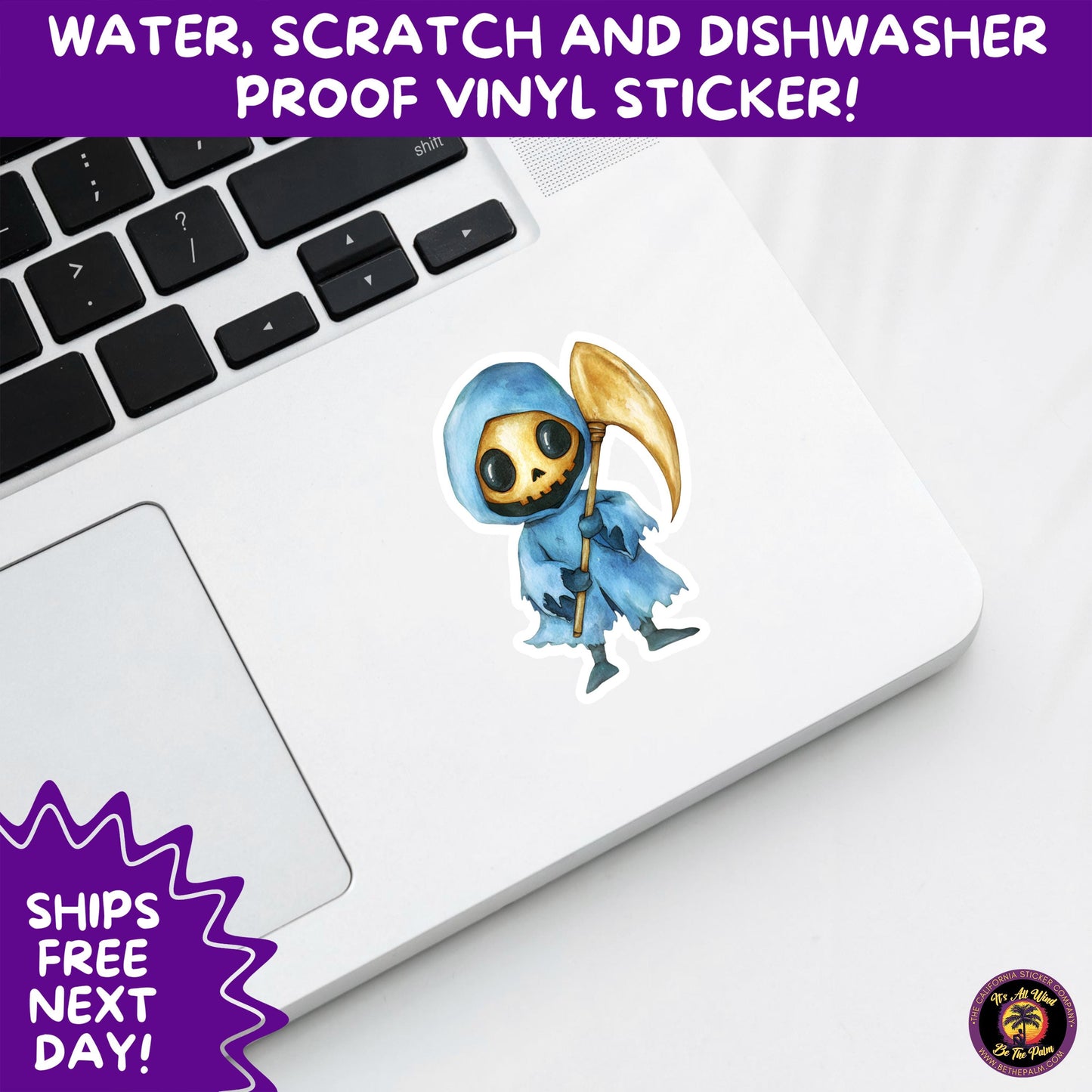 HALLOWEEN VINYL STICKERS | Spooky Ghosts, Witches, Pumpkins, Skulls and Bats – Waterproof Halloween Sticker Pack for All Ages