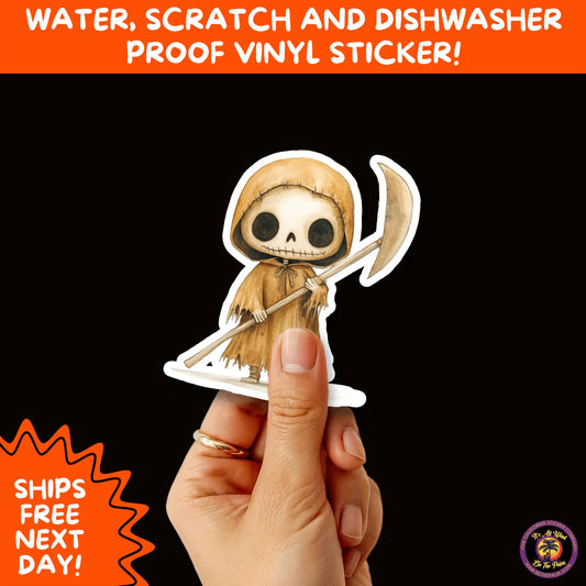 HALLOWEEN VINYL STICKERS | Spooky Ghosts, Witches, Pumpkins, Skulls and Bats  Waterproof Halloween Sticker Pack for All Ages