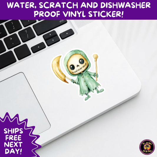 HALLOWEEN VINYL STICKERS | Spooky Ghosts, Witches, Pumpkins, Skulls and Bats – Waterproof Halloween Sticker Pack for All Ages