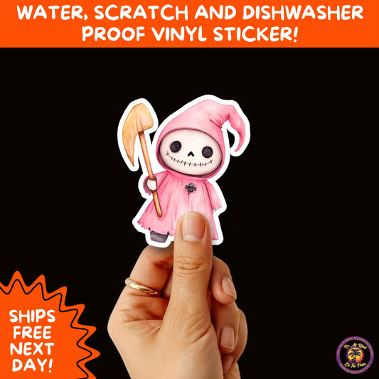 HALLOWEEN VINYL STICKERS | Spooky Ghosts, Witches, Pumpkins, Skulls and Bats – Waterproof Halloween Sticker Pack for All Ages