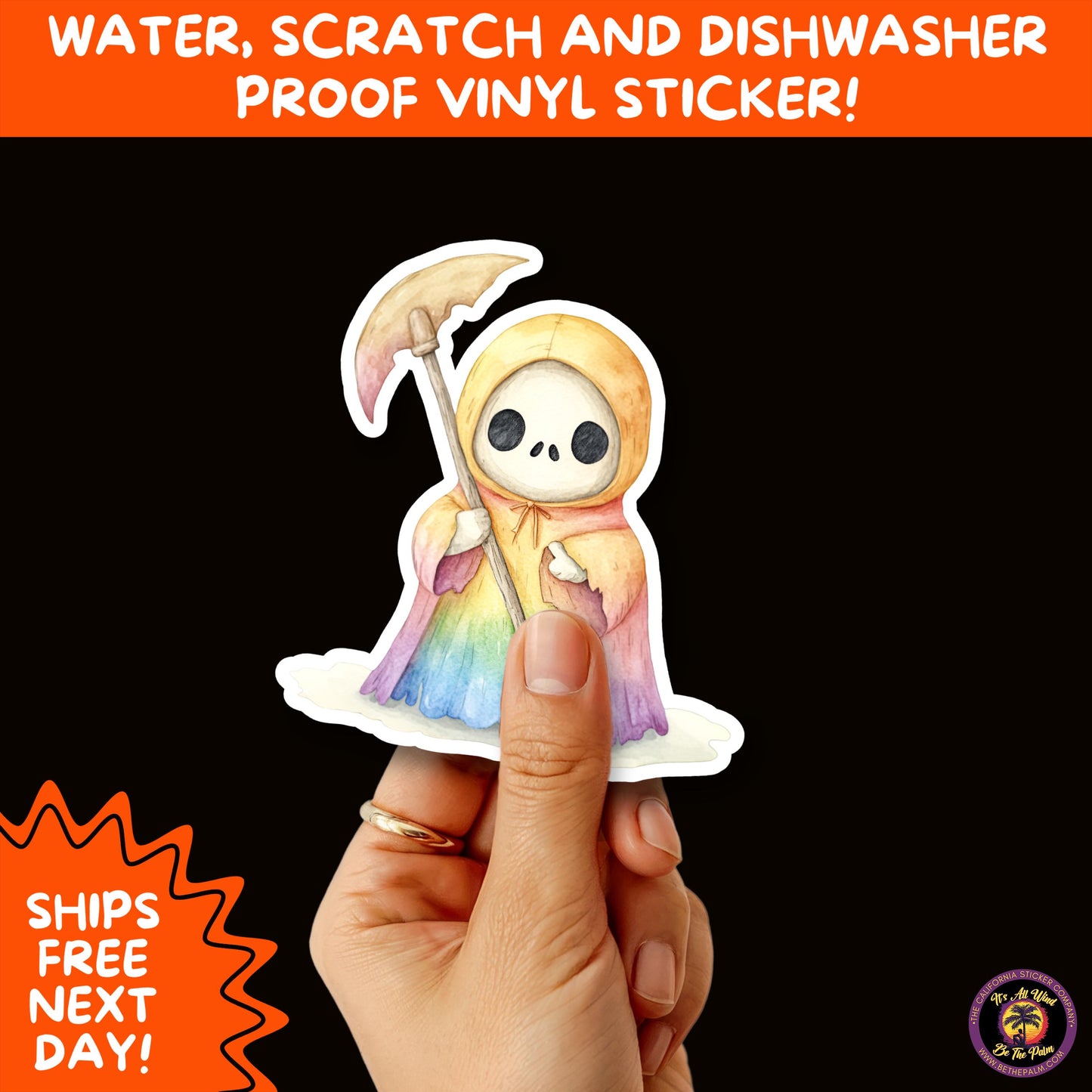 HALLOWEEN VINYL STICKERS | Spooky Ghosts, Witches, Pumpkins, Skulls and Bats – Waterproof Halloween Sticker Pack for All Ages