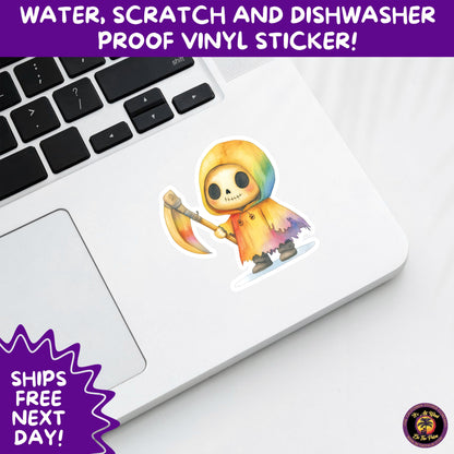 HALLOWEEN VINYL STICKERS | Spooky Ghosts, Witches, Pumpkins, Skulls and Bats – Waterproof Halloween Sticker Pack for All Ages