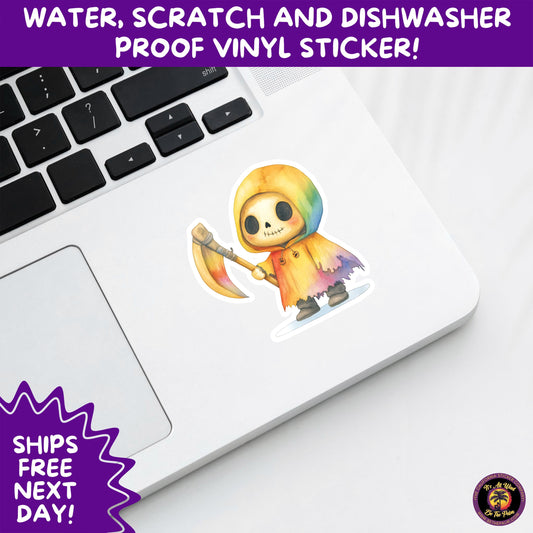 HALLOWEEN VINYL STICKERS | Spooky Ghosts, Witches, Pumpkins, Skulls and Bats – Waterproof Halloween Sticker Pack for All Ages