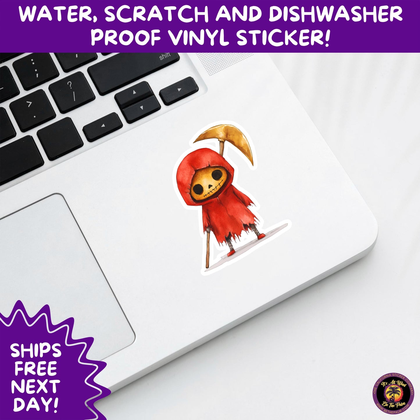 HALLOWEEN VINYL STICKERS | Spooky Ghosts, Witches, Pumpkins, Skulls and Bats – Waterproof Halloween Sticker Pack for All Ages