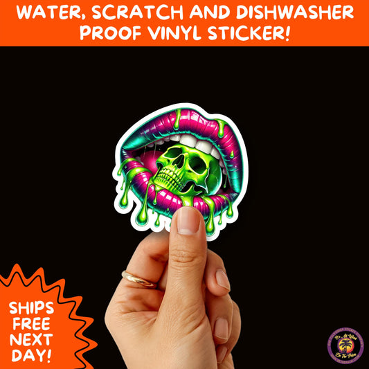 HALLOWEEN VINYL STICKERS | Spooky Ghosts, Witches, Pumpkins, Skulls and Bats – Waterproof Halloween Sticker Pack for All Ages