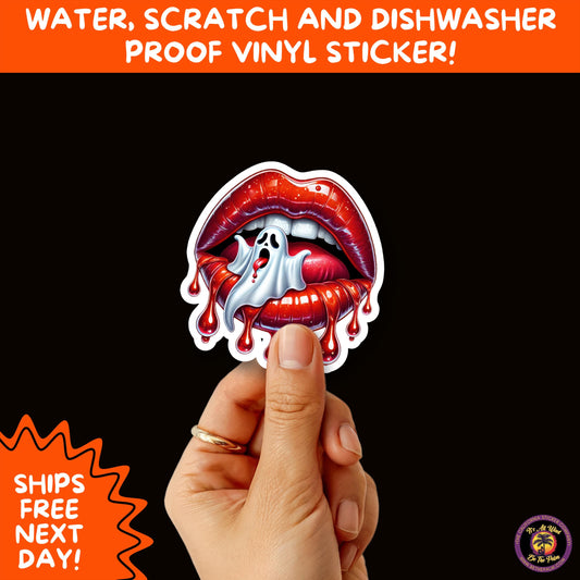 HALLOWEEN VINYL STICKERS | Spooky Ghosts, Witches, Pumpkins, Skulls and Bats – Waterproof Halloween Sticker Pack for All Ages