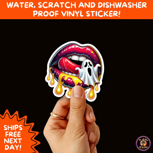 HALLOWEEN VINYL STICKERS | Spooky Ghosts, Witches, Pumpkins, Skulls and Bats – Waterproof Halloween Sticker Pack for All Ages