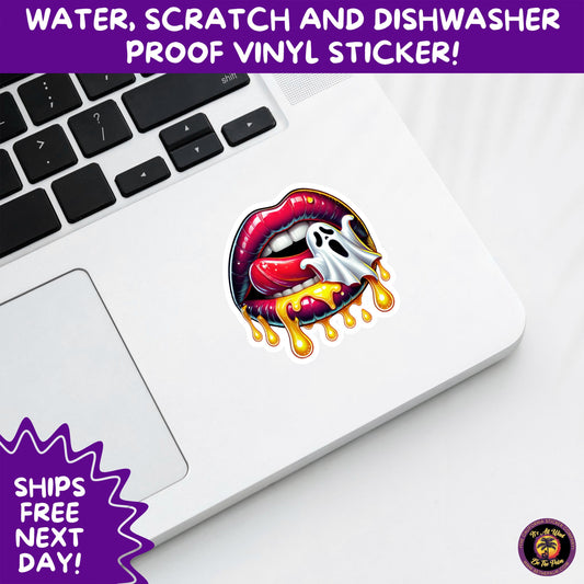 HALLOWEEN VINYL STICKERS | Spooky Ghosts, Witches, Pumpkins, Skulls and Bats – Waterproof Halloween Sticker Pack for All Ages