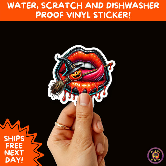 HALLOWEEN VINYL STICKERS | Spooky Ghosts, Witches, Pumpkins, Skulls and Bats – Waterproof Halloween Sticker Pack for All Ages