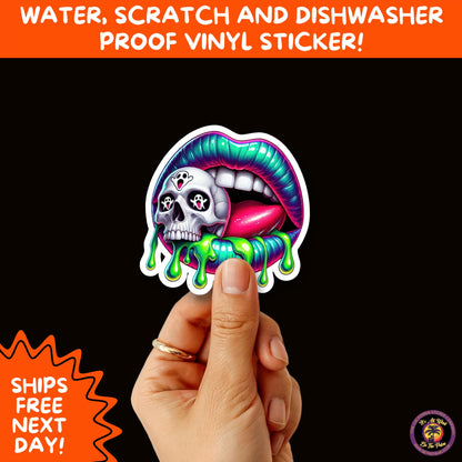 HALLOWEEN VINYL STICKERS | Spooky Ghosts, Witches, Pumpkins, Skulls and Bats – Waterproof Halloween Sticker Pack for All Ages