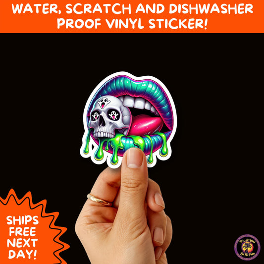 HALLOWEEN VINYL STICKERS | Spooky Ghosts, Witches, Pumpkins, Skulls and Bats – Waterproof Halloween Sticker Pack for All Ages