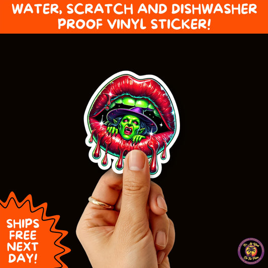 HALLOWEEN VINYL STICKERS | Spooky Ghosts, Witches, Pumpkins, Skulls and Bats – Waterproof Halloween Sticker Pack for All Ages