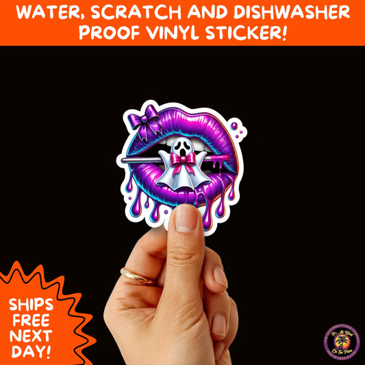 HALLOWEEN VINYL STICKERS | Spooky Ghosts, Witches, Pumpkins, Skulls and Bats – Waterproof Halloween Sticker Pack for All Ages